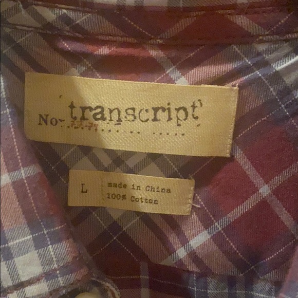 Men’s Transcript designer L/S shirt- like new - Picture 3 of 3